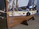 Fischerboot,  Standmodell,  Naturfarben Aus Holz,  Segelboot 61x13,  5x45,  5 Cm Maritime Dekoration Bild 2