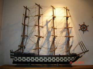 Hms Temeraire (1798),  Antikes Historisches Schiffsmodell, Bild