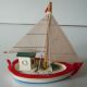 2 Kleine Schiffsmodelle,  Maritime Dekoration,  Holz Handbemalt,  Je Ca.  13 Cm Lang Maritime Dekoration Bild 3
