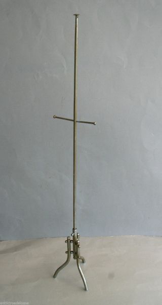 Antiker Flaggenmast Für Tischwimpel,  Ständer,  Metall 1930er Jahre L:61cm Bild