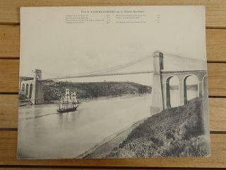 Große Ansichtskarte Um Die Jahrhundertwende,  Pont De La Roche - Bernard Bild