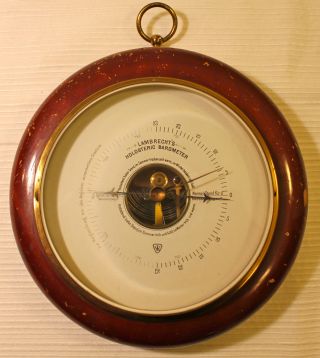Barometer Schiffsbarometer Lambrecht`s Holosteric Barometer Selten Bild