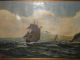 Sign.  Schiffsbild,  KapitÄnsbild,  Marinemaler,  Kaiserliche Marine,  Ölgemälde Von 1902 Nautika & Maritimes Bild 2