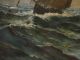 Sign.  Schiffsbild,  KapitÄnsbild,  Marinemaler,  Kaiserliche Marine,  Ölgemälde Von 1902 Nautika & Maritimes Bild 4