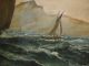 Sign.  Schiffsbild,  KapitÄnsbild,  Marinemaler,  Kaiserliche Marine,  Ölgemälde Von 1902 Nautika & Maritimes Bild 8