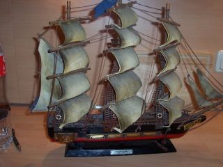 Schönes Altes Schiffsmodell /segelschiff Constitution Ano 1814 Bild