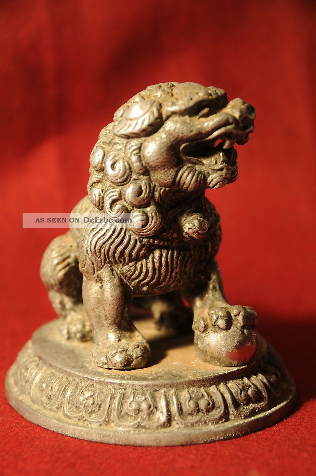 Löwe Brit.  Kolonie Indien Um 1910 Skulptur Aluguß Asiatika: Indien & Himalaya Bild