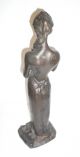Mädchenfigur - Bronze Von P.  P.  Troubetzkoy 1900-1949 Bild 3