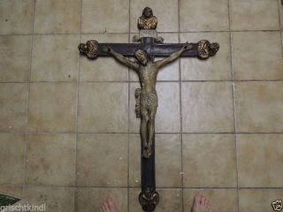Sehr Altes Wunderschönes Kreuz Mit Engelsköpfen 18.  Jhrt Bild