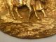 Ein Vergoldetem Kupfer Plakette Mit Darstellung Flucht Nach Ägypten.  17.  Jh Vor 1900 Bild 3