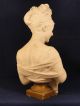 Alte Große Empire Büste Madame Juliette Recamier Joseph Chinard Rare French Bust Vor 1900 Bild 4