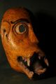 Alte Holzmaske Raubtier Antropomorph Originalfassung Maske Nepal Indien Asiatika: Indien & Himalaya Bild 3