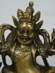 Große Bronzefigur Einer Tibetischen Gottheit Bronze Skulptur Asien China 20.  Jh. Entstehungszeit nach 1945 Bild 1