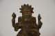 Antike Bronze - Figur,  Skulptur,  Ganesha Mit Sonnenscheibe,  Indien Um 1850 - 70 Vor 1900 Bild 1