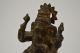 Antike Bronze - Figur,  Skulptur,  Ganesha Mit Sonnenscheibe,  Indien Um 1850 - 70 Vor 1900 Bild 2