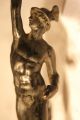 Um 1830 - 50 Bronze Taschenuhrständer Hermes Der Götterbote Taschenuhr Halter Vor 1900 Bild 8