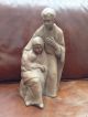 Helmut Bourger Heilige Familie Skulptur Handsigniert Krippe Top 1950-1999 Bild 4
