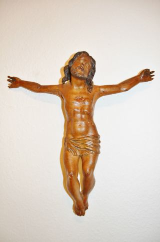 Jesus Christus,  Kruzifix Wohl 19.  Jahrhundert,  Ca 45 Cm Gross Bild