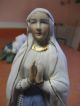 Holy Mary Wood Marienfigur,  Heiligenfigur Lourdes Madonna Porzellan Nachlaß Ab 2000 Bild 3