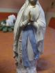 Holy Mary Wood Marienfigur,  Heiligenfigur Lourdes Madonna Porzellan Nachlaß Ab 2000 Bild 5
