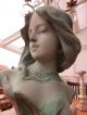 Büste Skulptur Mädchen Jugendstil Um 1910 - 47 Cm Hoch - Sehr Schön 1900-1949 Bild 1