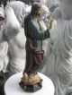 Jesus Christus 42 Cm Handbemalt Heiligenfigur Dachbodenfund Statue Figur Ab 2000 Bild 2