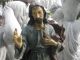Jesus Christus 42 Cm Handbemalt Heiligenfigur Dachbodenfund Statue Figur Ab 2000 Bild 4