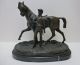 Phantastische Bronze Von Pierre Jules Mêne Vainquer Ehrenpreis Pferd Und Jockey Vor 1900 Bild 2