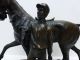 Phantastische Bronze Von Pierre Jules Mêne Vainquer Ehrenpreis Pferd Und Jockey Vor 1900 Bild 5