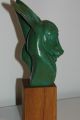 Originale Laurent Sign.  Bronze Skulptur Reh,  Rehe,  