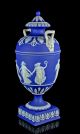 Klassizistische Wedgwood Vase 19.  Jahrhundert Amphore Musentanz Flaxman Vor 1900 Bild 1