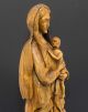 Sehr Große Und Alte Handgeschnitzte Holz - Madonna Mit Jesuskind,  62 Cm Groß Skulpturen & Kruzifixe Bild 4