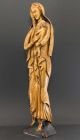 Sehr Große Und Alte Handgeschnitzte Holz - Madonna Mit Jesuskind,  62 Cm Groß Skulpturen & Kruzifixe Bild 6