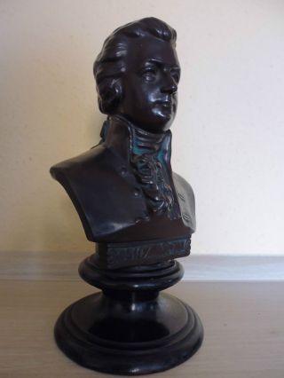 Mozart - - BÜste - BÖtcher ? Porzelan - Keramik - - Um 1830 - 40 Sig Datiert Bild