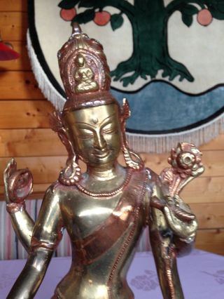 Indische Gottheit Shiva Krishna Buddha Bild