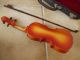 Sehr Alte Kleine Geige Aus Holz Alles Komplett Im Originalen Geigenkasten 1950-1999 Bild 1