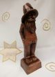 Geschnitzte Skulptur / Figur / Statue / Sockel / 19 Cm 1950-1999 Bild 8