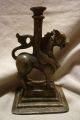 Messing Skulptur / Figur Fabelwesen Pferd? Drache? Vor 1900 Bild 1