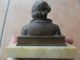 Alte Bronze Figur Signiert H.  Müller (wien ? Düsseldorf ?) Beethoven Auf Marmor Bronze Bild 4