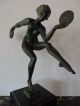 Le Verrier French Art Deco Bronze Statue Figur Sculpture Derenne / Le Faguays 1900-1949 Bild 1