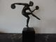 Le Verrier French Art Deco Bronze Statue Figur Sculpture Derenne / Le Faguays 1900-1949 Bild 2