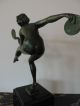 Le Verrier French Art Deco Bronze Statue Figur Sculpture Derenne / Le Faguays 1900-1949 Bild 4