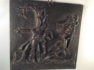 Bronze,  Waterloo 1815,  Vor 1900,  Signatur Sehr Dekorativ Bild