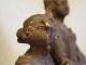 Skulptur,  Figur Paar Von Utzschneider & Co 33 Cm Sehr Dekorativ Aus Keramik 1900-1949 Bild 9