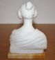 Jugendstil Alabaster Büste Mädchen Kopf Signiert Jaray 1908 Figur Skulptur 1900-1949 Bild 3