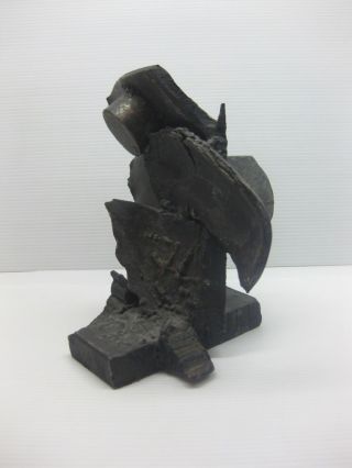 Alte Bronzeskulptur Plastik Skulptur Metallobjekt Bronzefigur Signiert Rar Bild