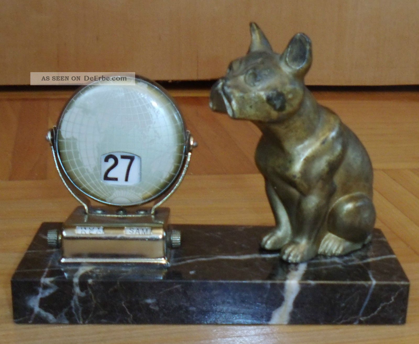 Französische Bulldogge French Bulldog Bouledogue Francais Alte Figur 1900-1949 Bild