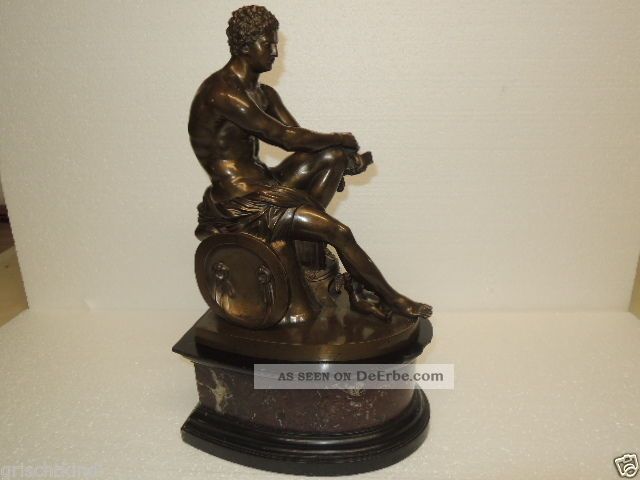 Nachlass: Alte Grosse Bronzefigur 