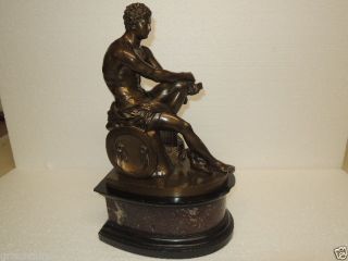 Nachlass: Alte Grosse Bronzefigur 