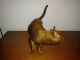 Signierte Große Katze 42 Cm,  4 Kg,  Raubtier - Messing Bronze - Top 1950-1999 Bild 7